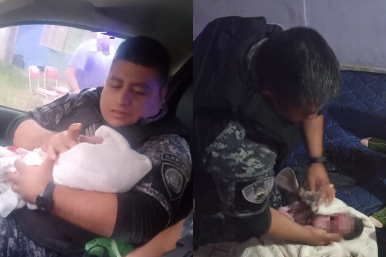 Policías asistieron un parto domiciliario en barrio Nuestro Hogar III de Córdoba