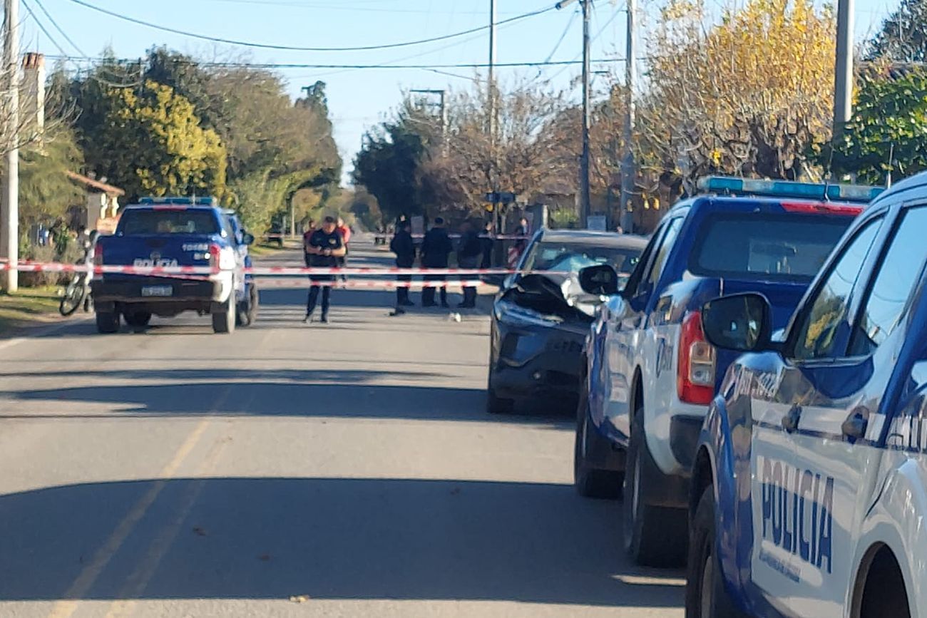 Choque fatal en Colonia Caroya, con un motociclista fallecido.