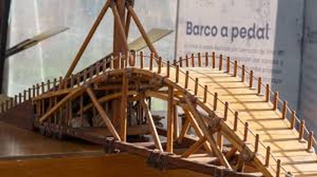 Inventos inspirados en los bocetos originales de Leonardo Da Vinci.