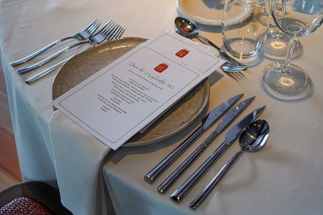 Cena especial en Córdoba del conde italiano Federico La Longa Mancini.