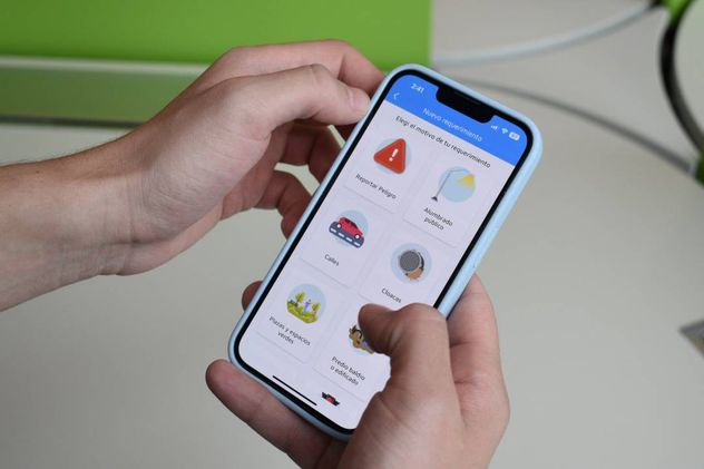Desde que funciona la App Ciudadana recibieron más de 100 mil denuncias de riesgo bajo y medio. (Gentileza)