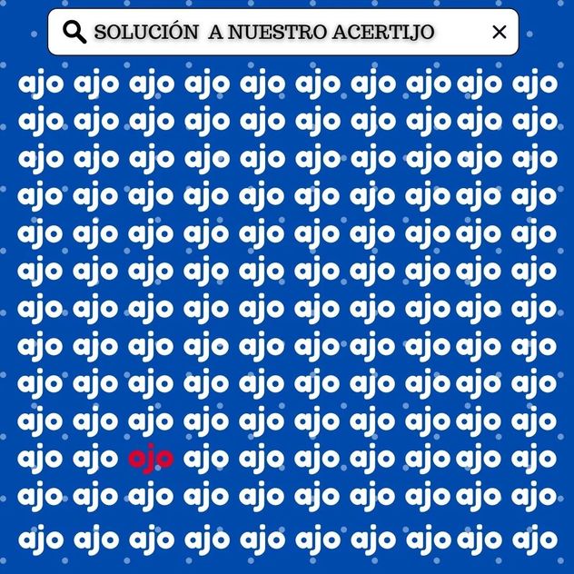 El acertijo.
