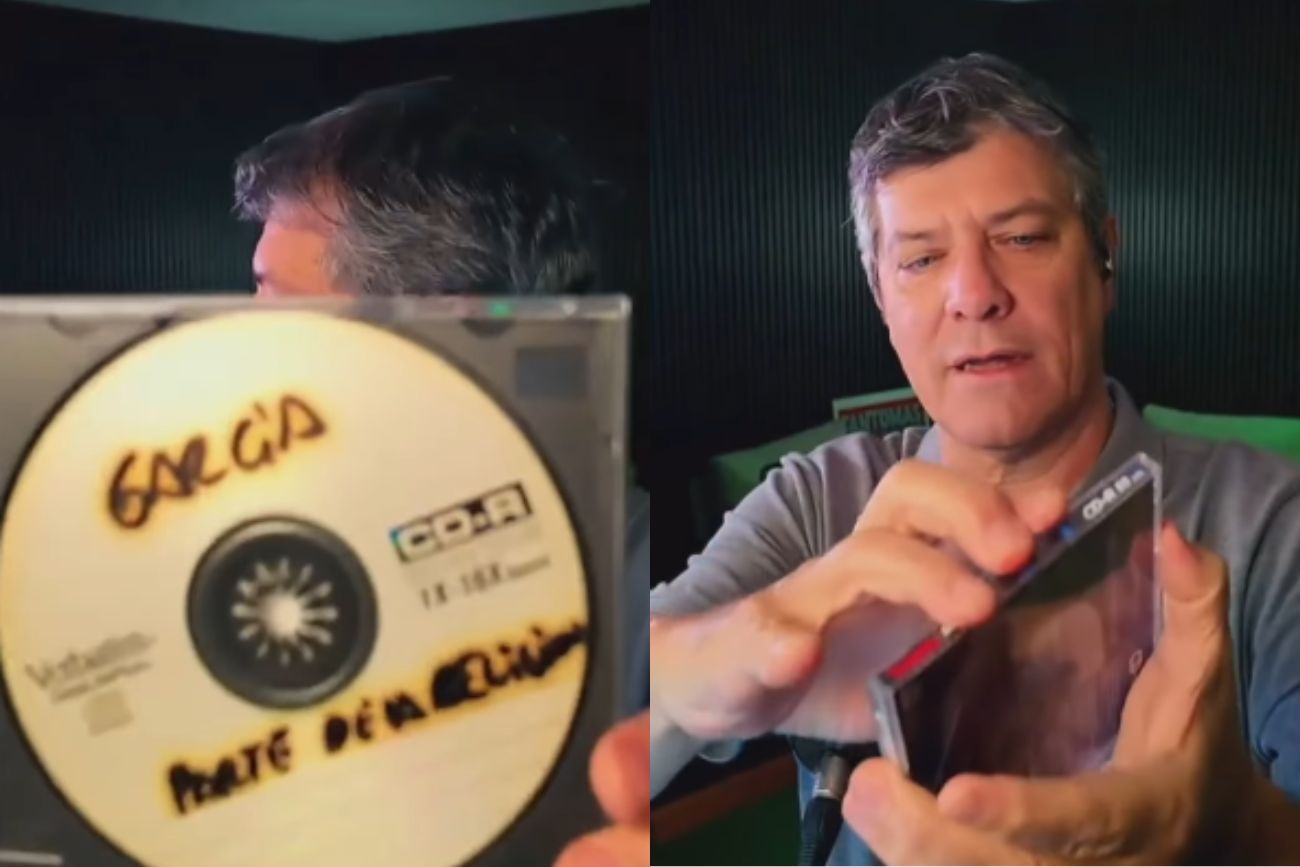 Mario Pergolini encontró un demo de Parte de la religión de Charly García.