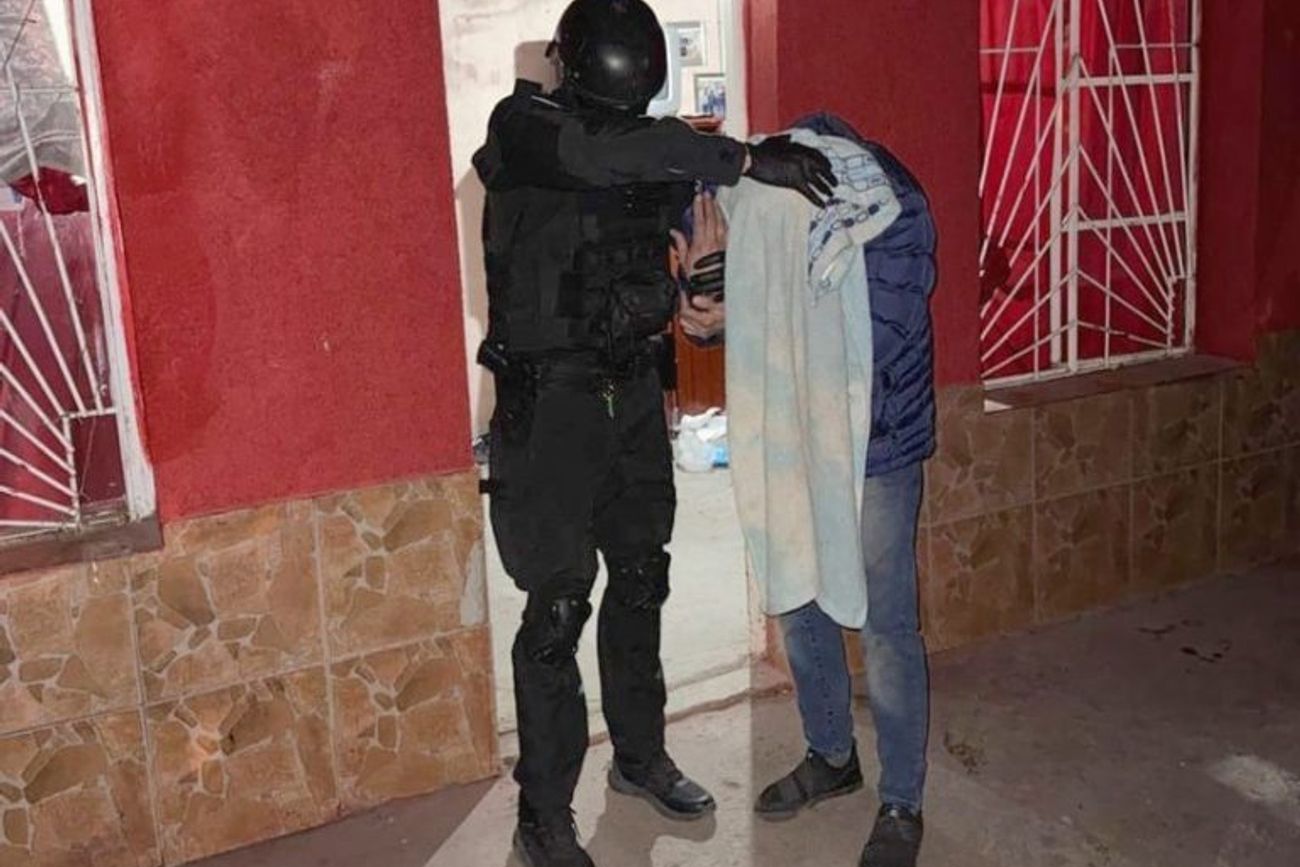 Operativo con dos detenidos.