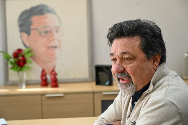 Mario Brondello, de Pedrolga, empresa de logística, camiones y transporte de Villa María que fundó su padre, Aldo. (Martín Llampayas/La Voz)