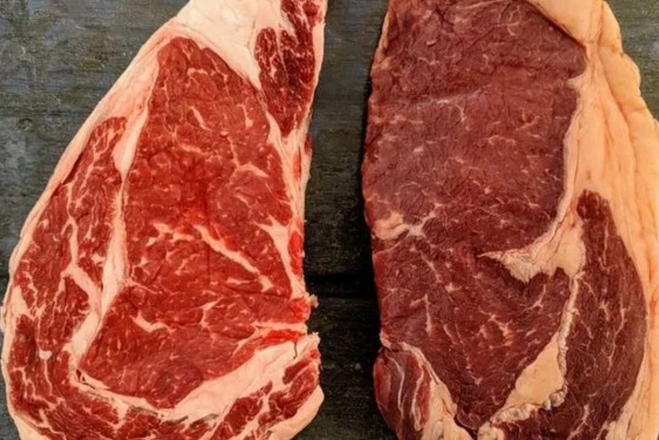 Qué significa que la grasa de la carne sea amarilla y cuál es mejor para cocinar.