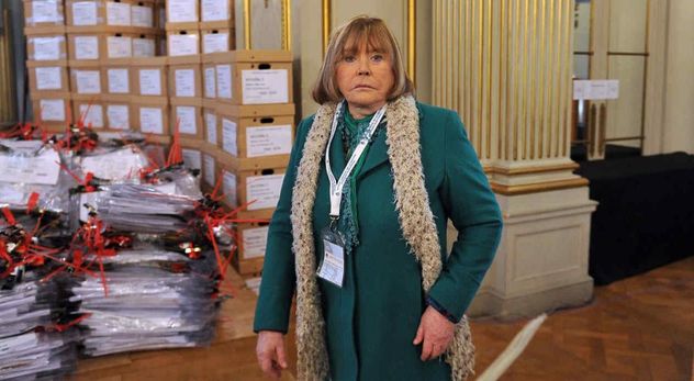La jueza federal con competencia electoral nacional, María Servini. 