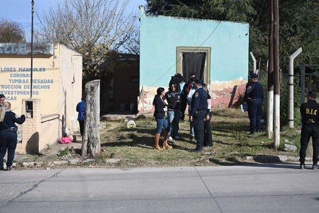 Un perro atacó a una nena de 4 años en Cosquín y la mató. El lugar del hecho. 