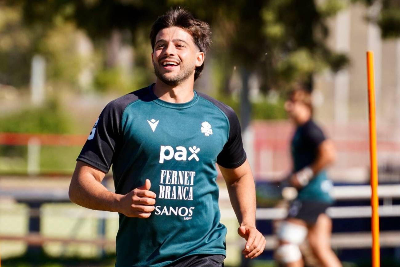 Nicolás Roger ya se entrena en Córdoba junto al resto del plantel de Dogos XV.