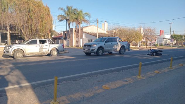 Motociclista fallecido en la zona urbana de Laguna Larga.