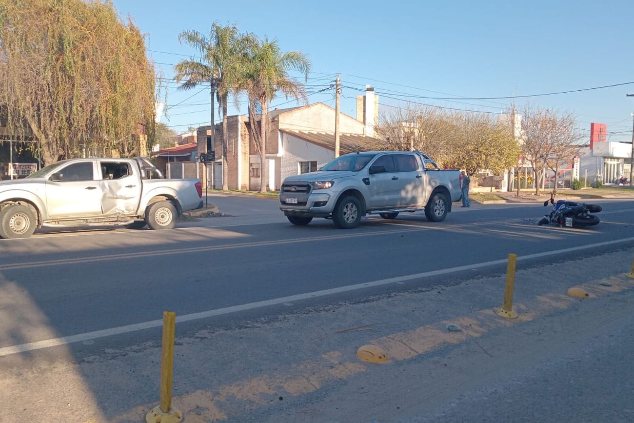 La zona del choque. (Policía)
