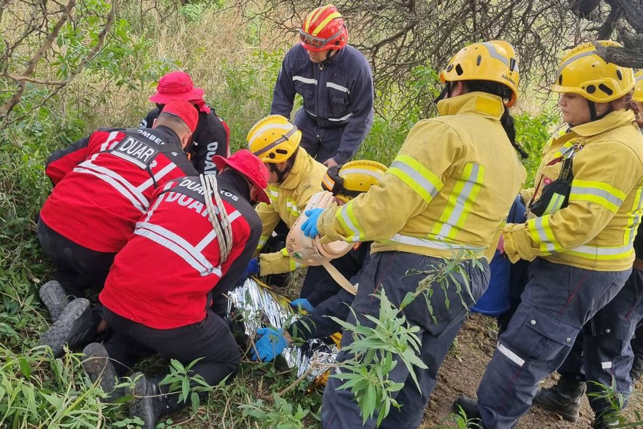 Río Tercero. Encontraron con vida a una mujer que estaba desaparecida.

