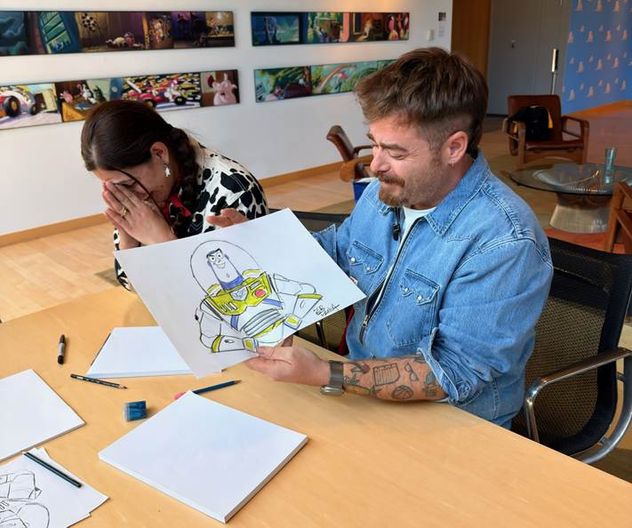 Migue Granados y Vicky Garabal condujeron el especial de Toy Story de Olga. 