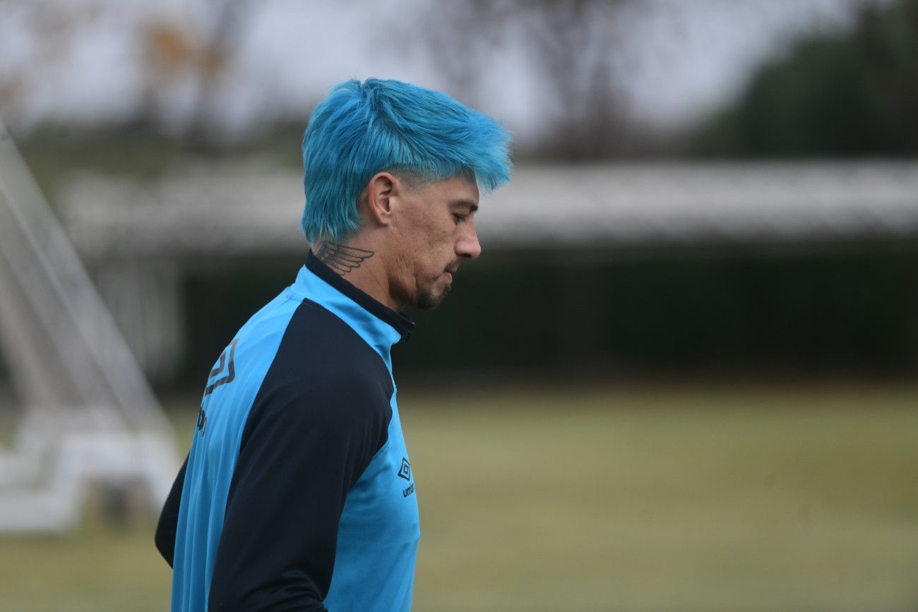 Emiliano Rigoni en la previa del cruce con Argentinos Juniors por las semifinales del Apertua de la PF.