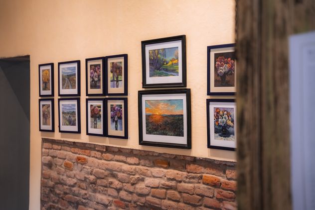 Parte de la serie de pasteles titulados "El viaje interior".