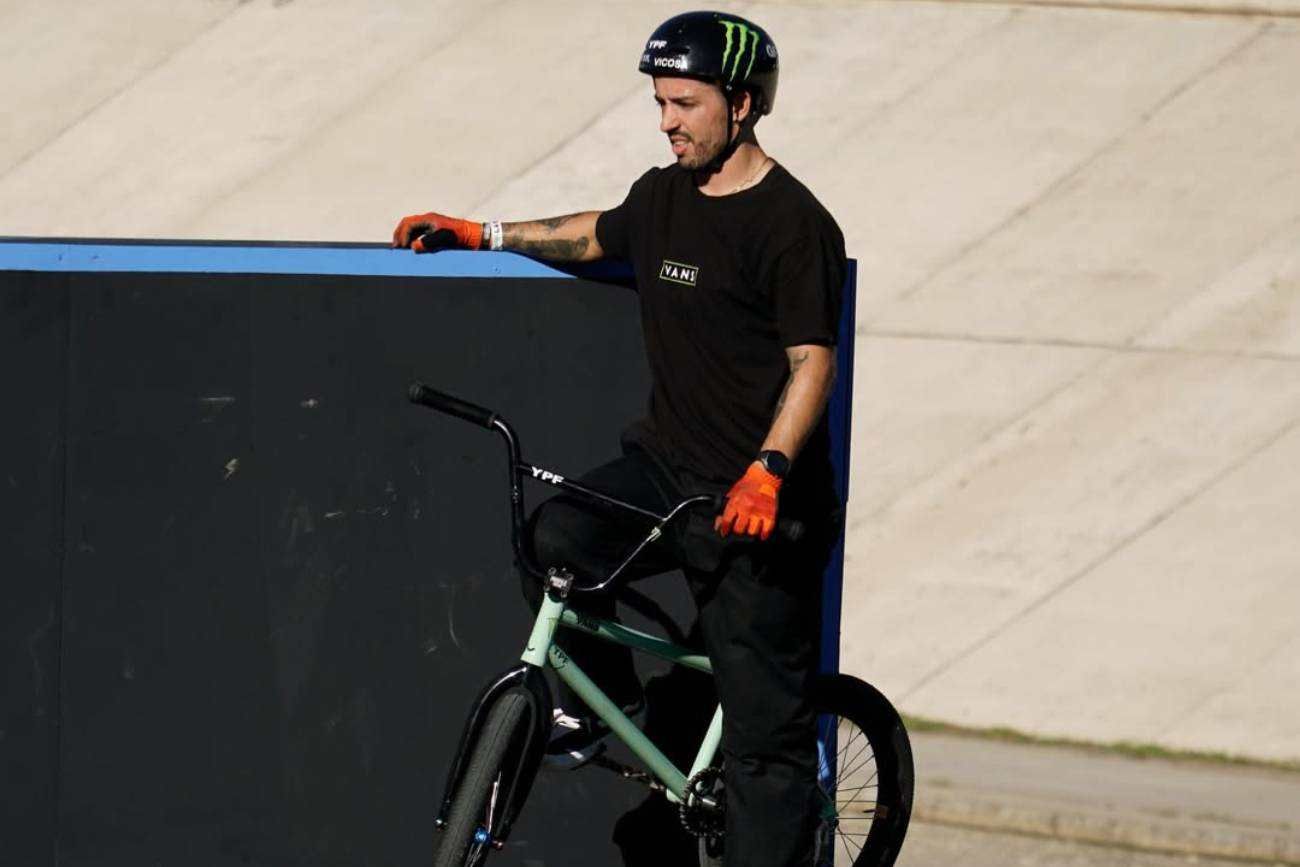 José Maligno Torres tuvo una destacada actuación en la primera fecha de la Copa del Mundo de BMX Freestyle.