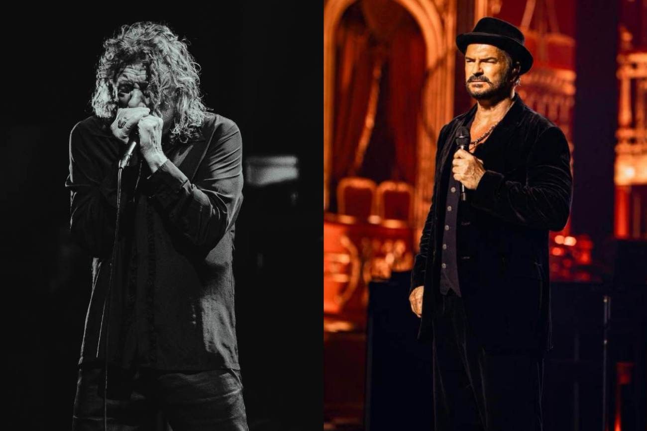 Robert Plant y Ricardo Arjona, nombres de peso para la cartelera musical de Córdoba. (Gentileza Vicky Dragonetti y Prensa Ricardo Arjona)