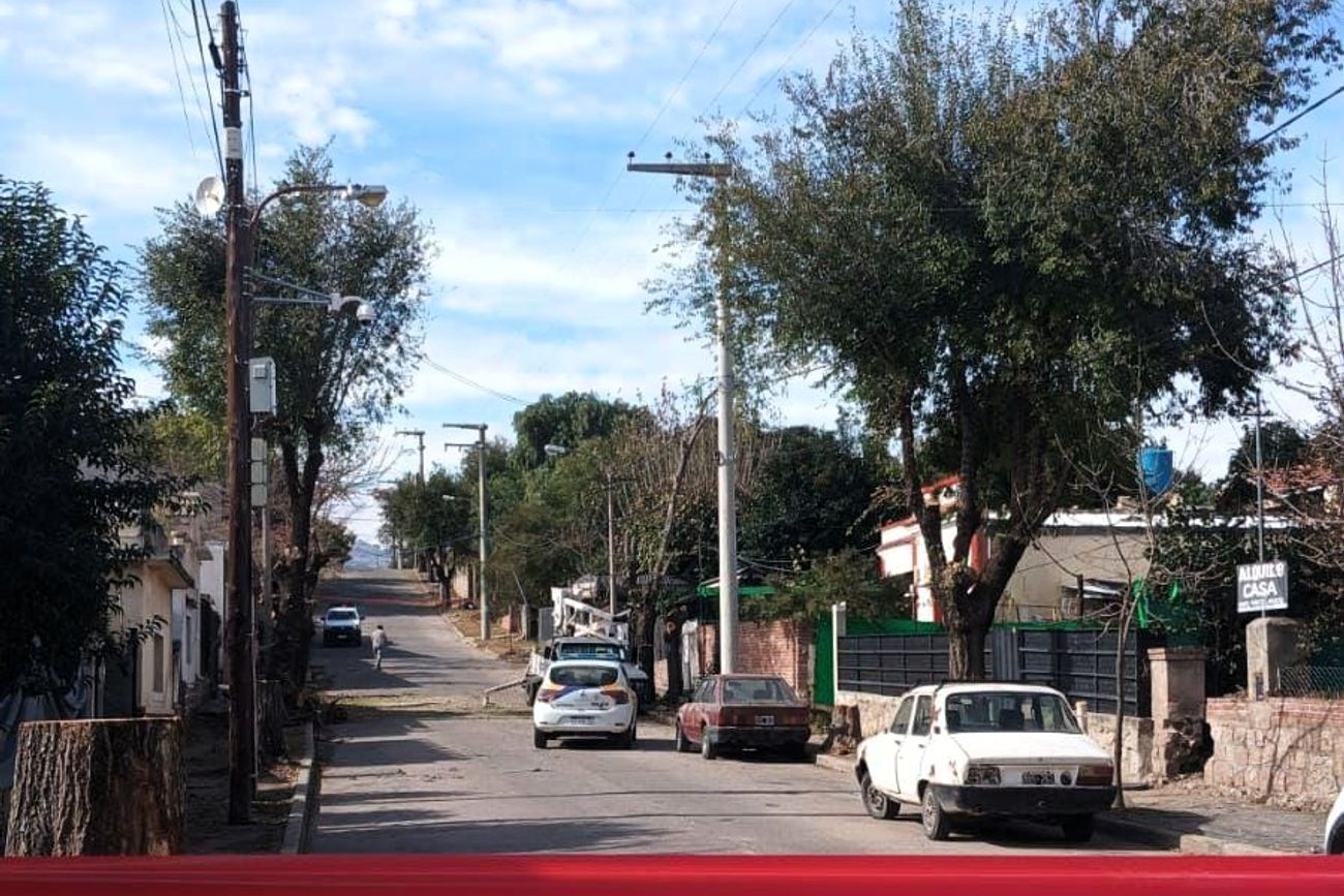 El sitio de fatal accidente laboral. 