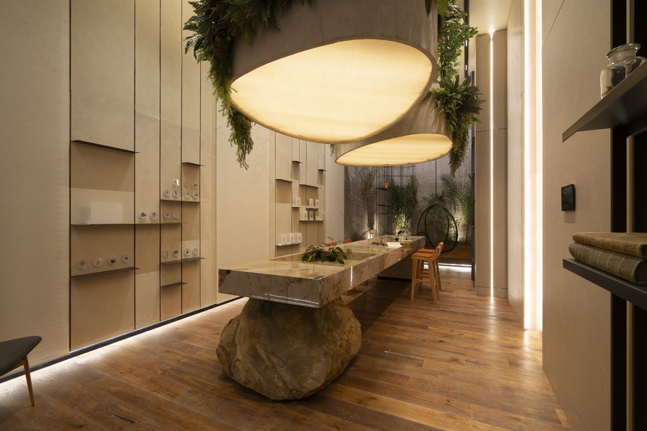 Home office/ Naturaleza en el estudio, obra diseñada por AT360, IT´S Arquitectura y Nartex Construcciones. 
