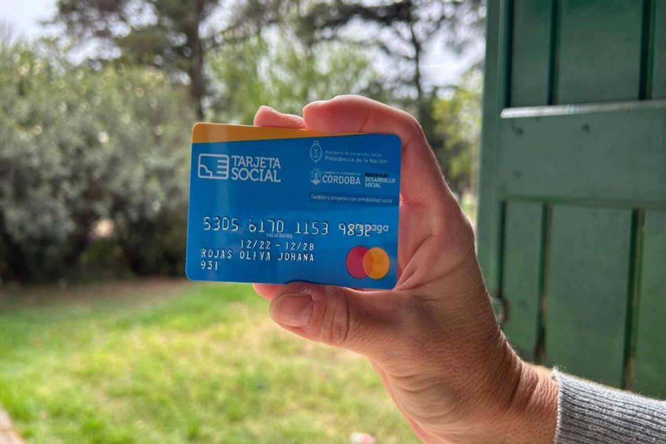 Los pagos de la Tarjeta Social en Córdoba. 