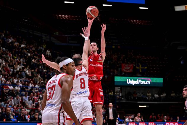 Leandro Bolmaro fue elegido el Mejor jugador defensivo del básquet italiano.