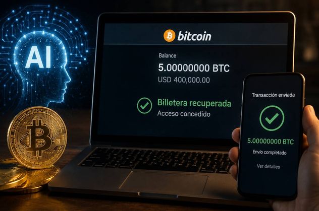 Un usuario recupera más de 400 mil dólares en Bitcoin perdidos hace una década con la ayuda de Claude AI.