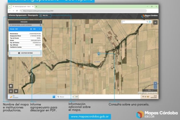 LOS GEO MAPAS. El programa del Gobierno porvincial para mejorar la gestión agropecuaria en la provincia.