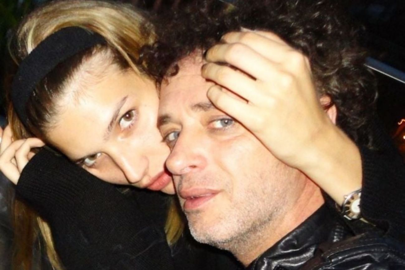 Chloe Bello y Gustavo Cerati, cuando eran pareja.