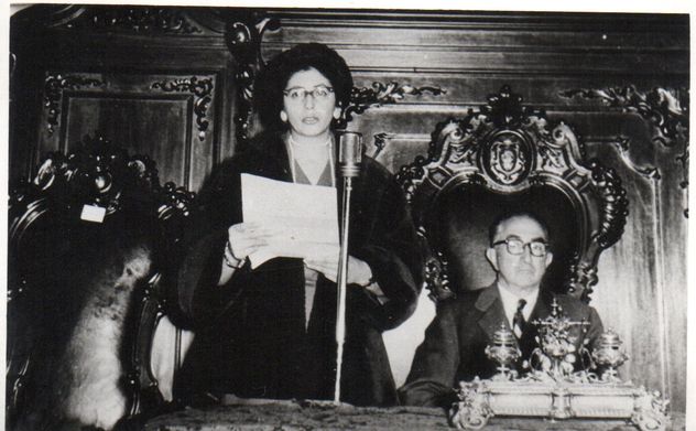 Nydia Gordillo Gómez, fundadora de la Escuela de Enfermería. (Gentileza UNC)