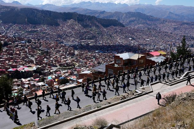 Protestas en Bolivia.