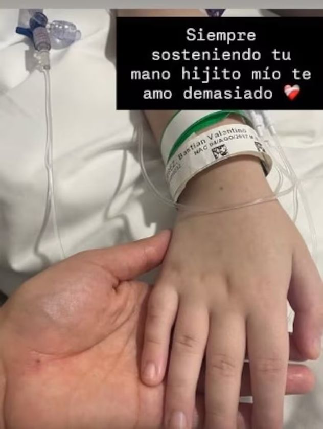 Publicación de la mamá de Bastian, el niño que sufrió un fuerte choque en una UTV en Pinamar