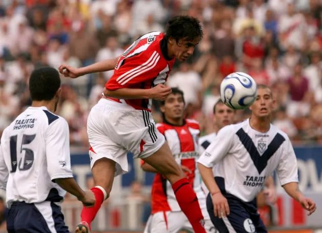 Juan Antonio cuando era jugador de River Plate.
