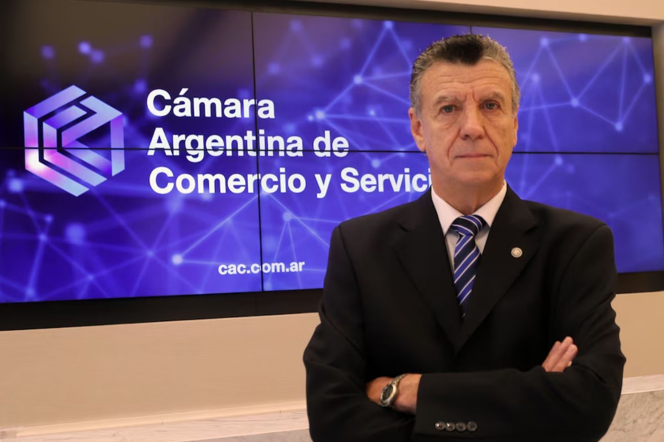 Mario Grinman, presidente de la Cámara Argentina de Comercio. (Gentileza Infobae)