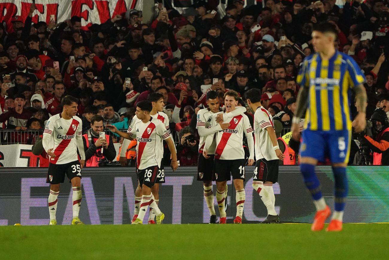 River vs. Rosario Central, en el Monumental.