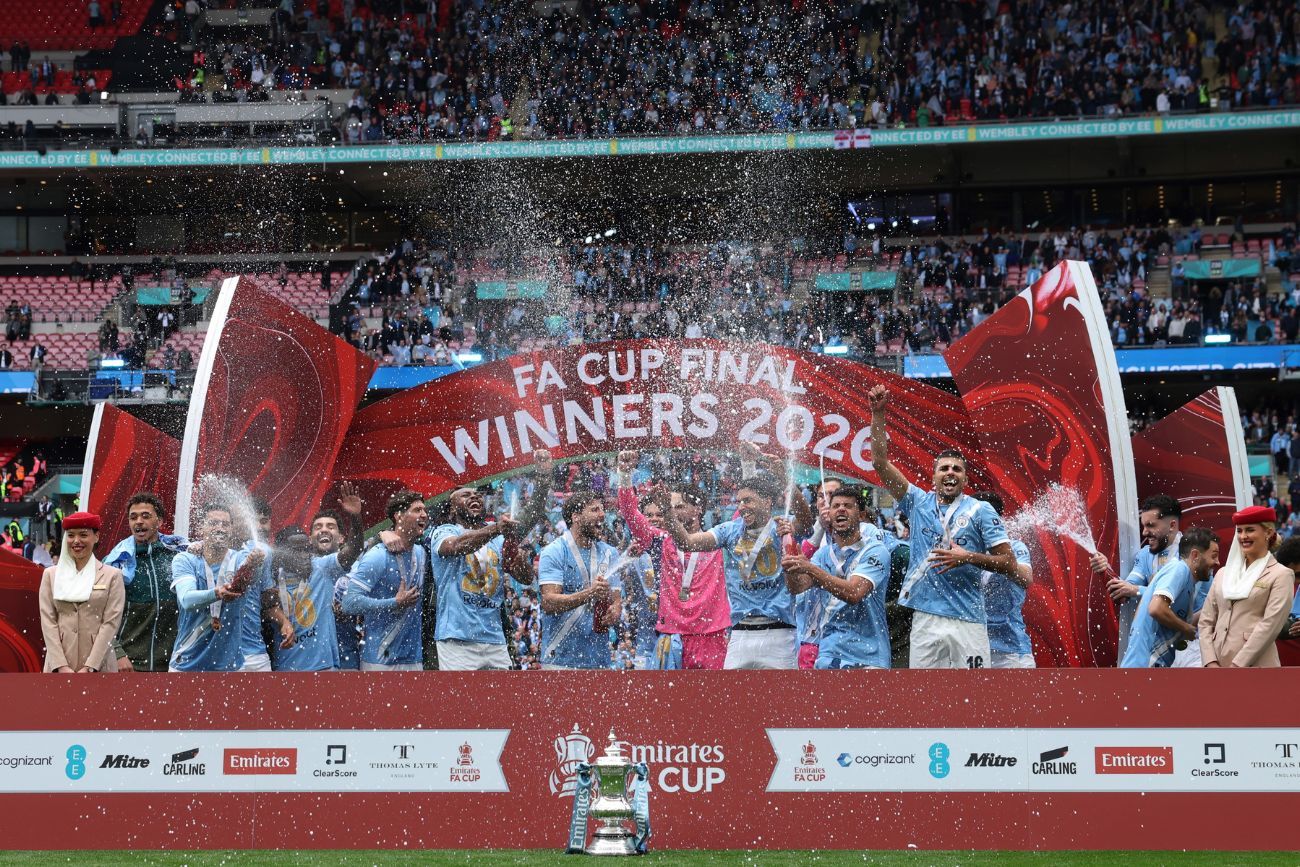 Chelsea vs. Manchester City, en la final de la FA Cup.