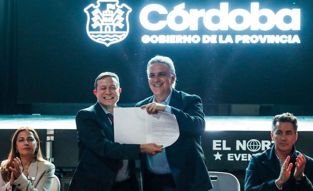 El gobernador Martín Llaryora anunció la ampliación de la Universidad Provincial en la ciudad de Río Segundo. En ese marco cuestionó al gobierno libertario por la posible quita de subsidios a Córdoba. (Prensa Gobierno de Córdoba)