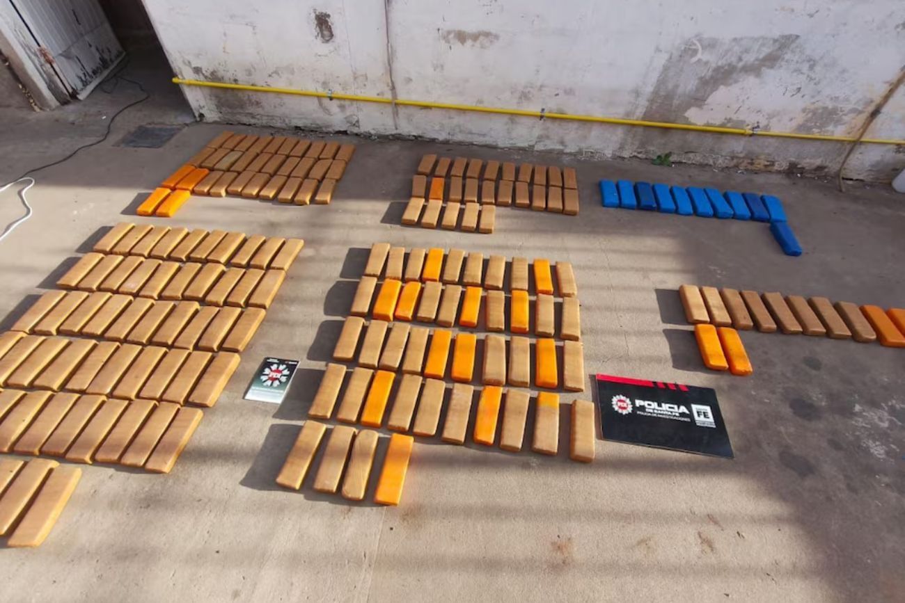Santa Fe: allanaron una carnicería por robo de ganado y encontraron 109 kilos de marihuana en un freezer. (Gentileza Infobae)