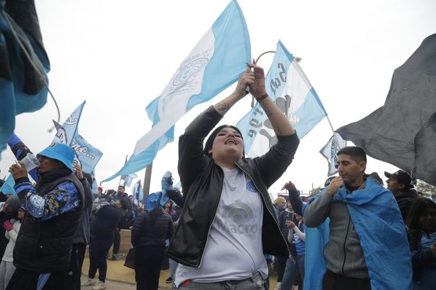Banderazo de Belgrano en Villa Esquiú.