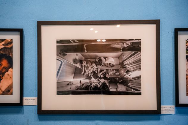 La primera fotografía de la muestra "El viaje interior".