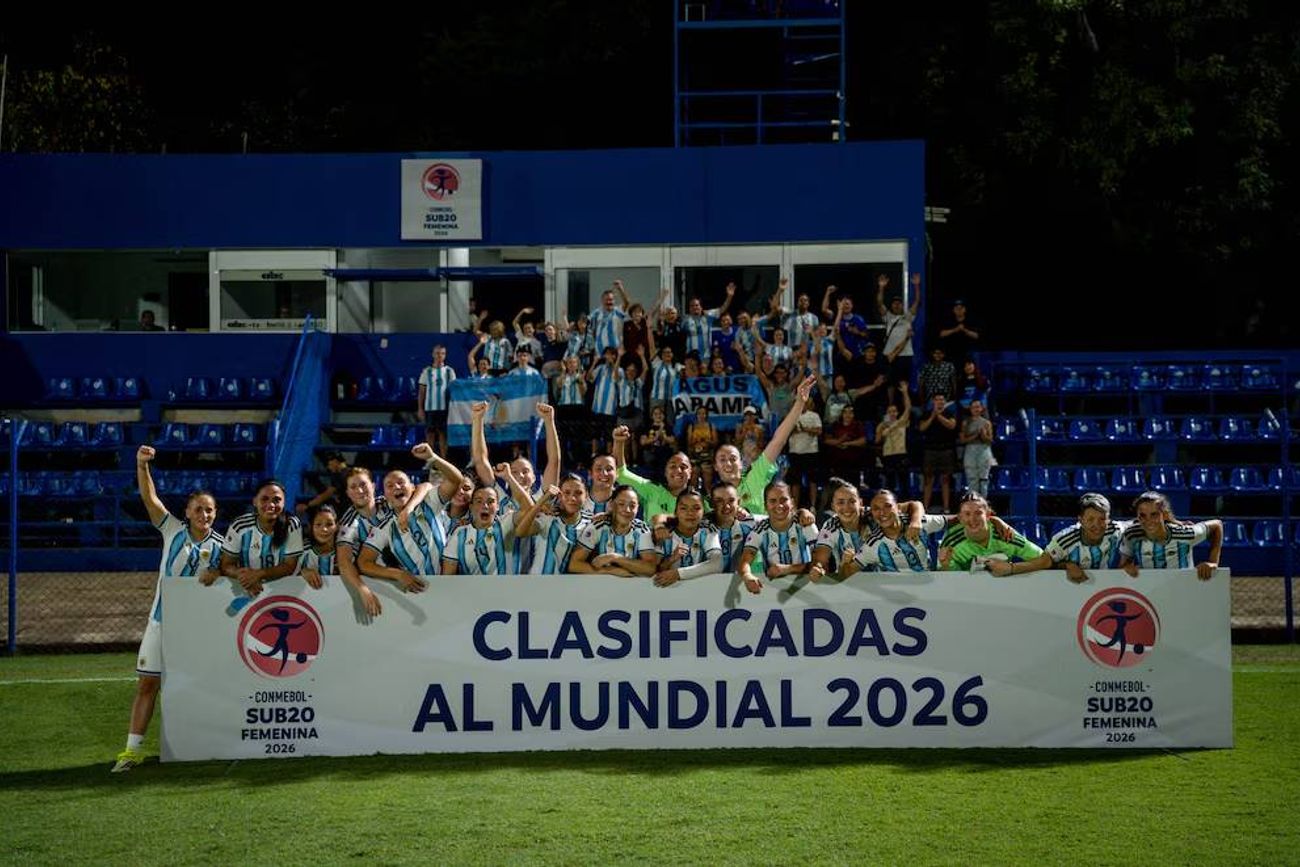 La selección sub 20 clasificó al Mundial.
