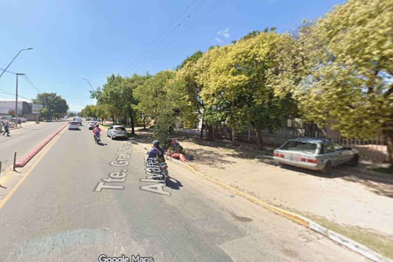 Corte de calle en AV. Donato Álvarez