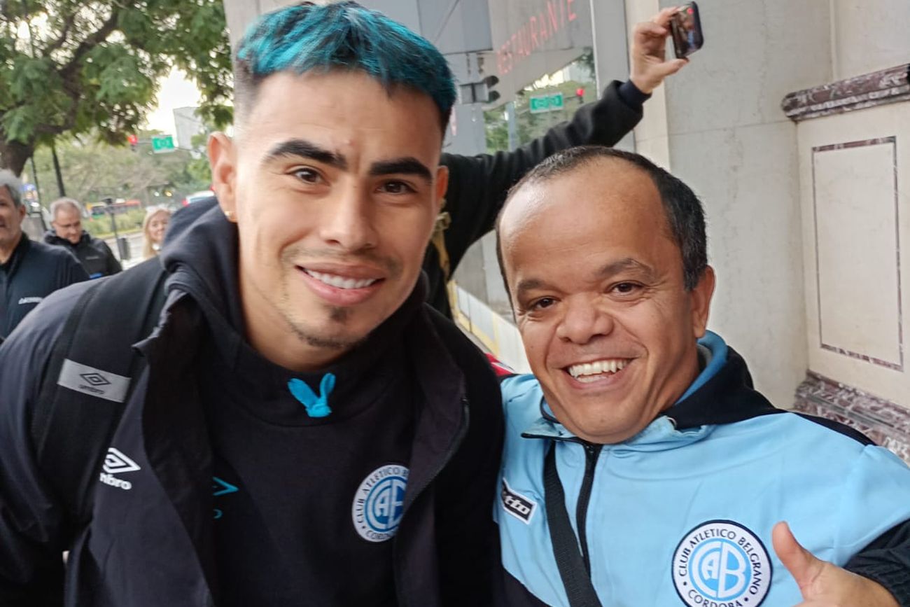 Gabriel, hincha de Belgrano en Buenos AIres.