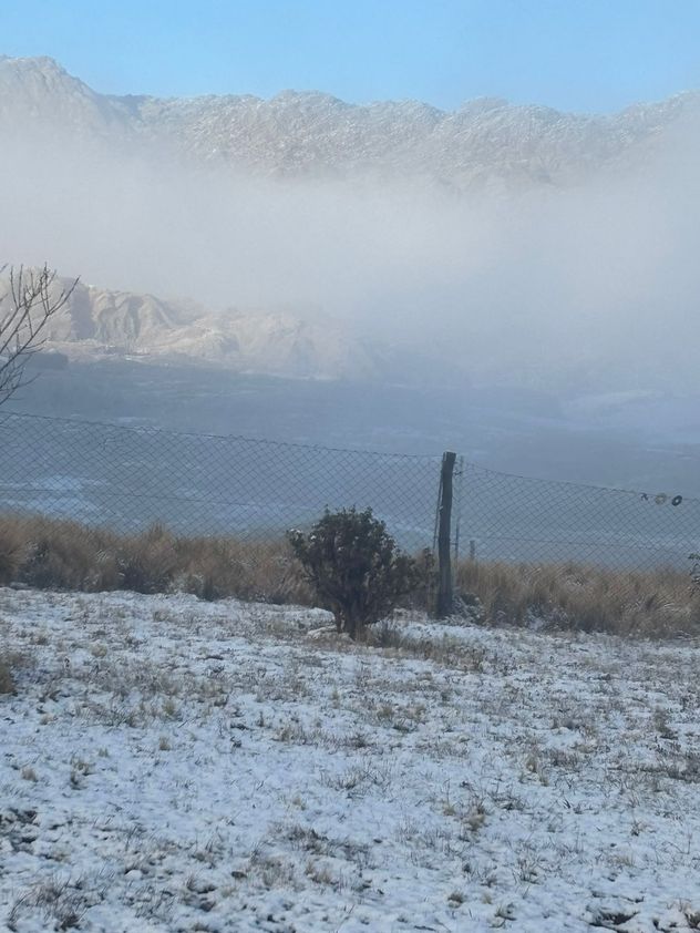Así amaneció el refugio Los Soles, en el Cerro Champaquí. 