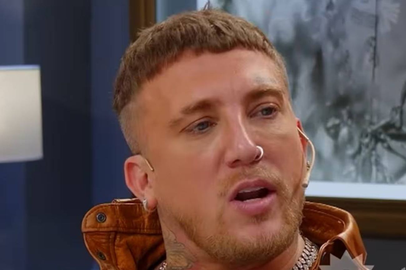 El Polaco, durante su reciente visita a la mesaza de Mirtha. (Captura)