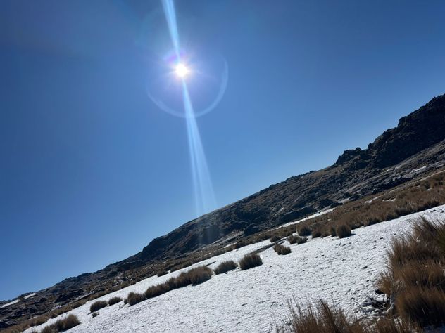 Así amaneció el refugio Los Soles, en el Cerro Champaquí.