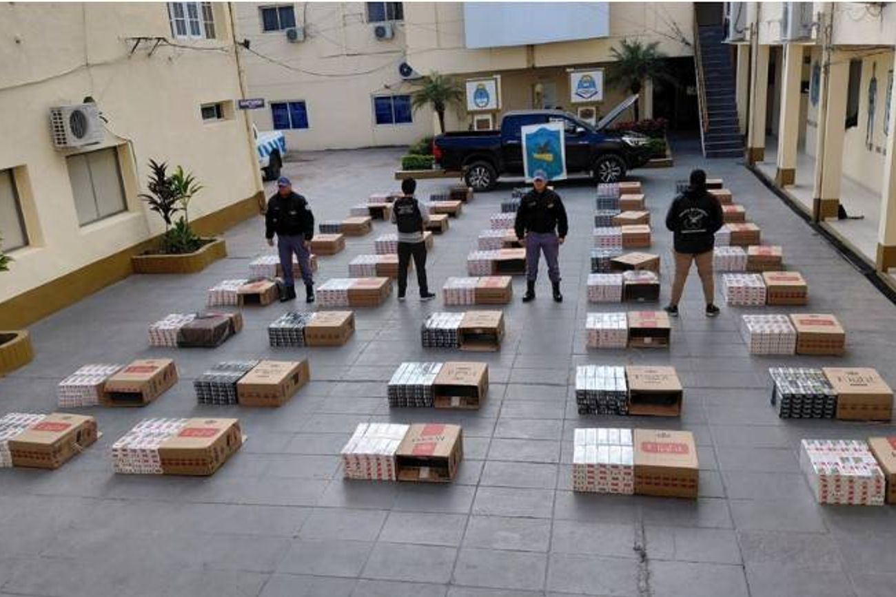 Secuestraron un cargamento de cigarrillos por $ 100 millones tras una persecución