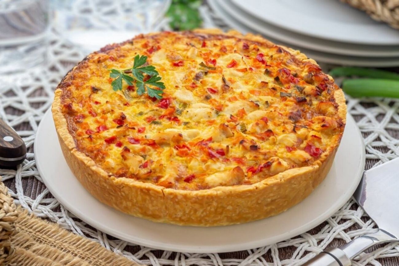 Cómo hacer la tarta de pollo saludable y apta para celíacos de Jimena Monteverde 