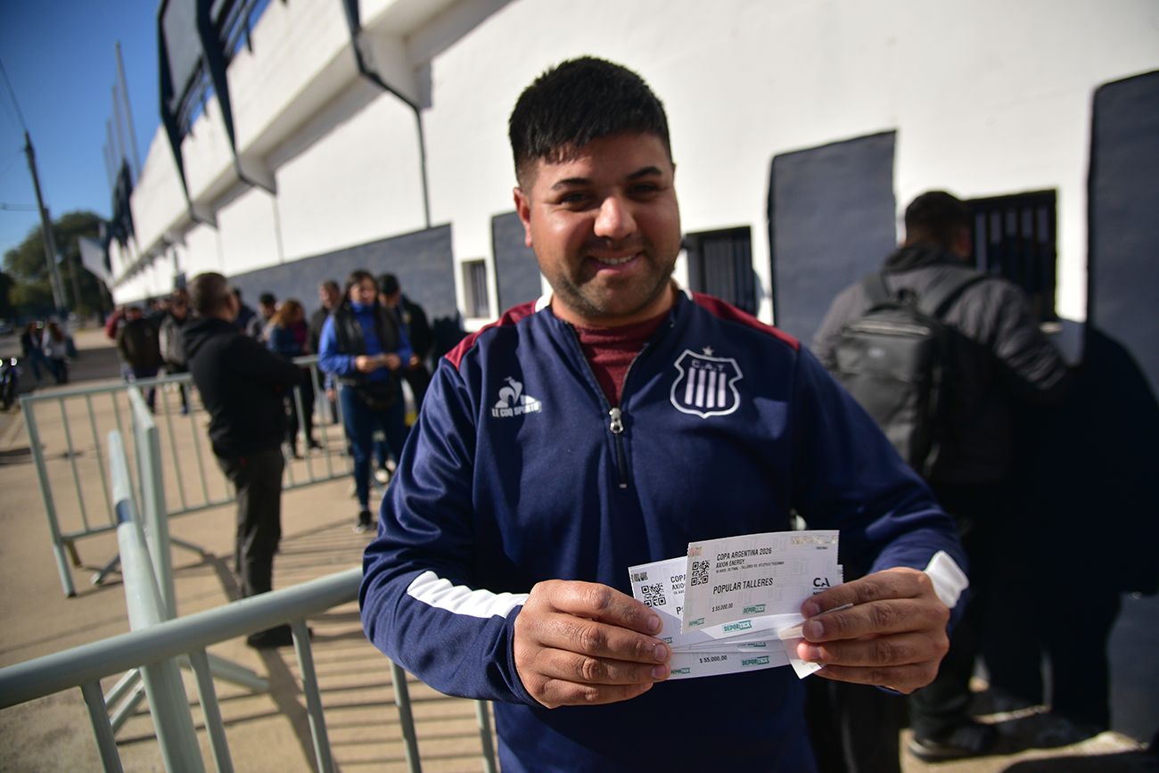 Venta de entradas para Talleres por Copa Argentina. Los pases se pueden conseguir desde las 11 de este martes. El partido con AtléticoTucumán, va el miércoles a las 17, en cancha de Newell's, en Rosario.