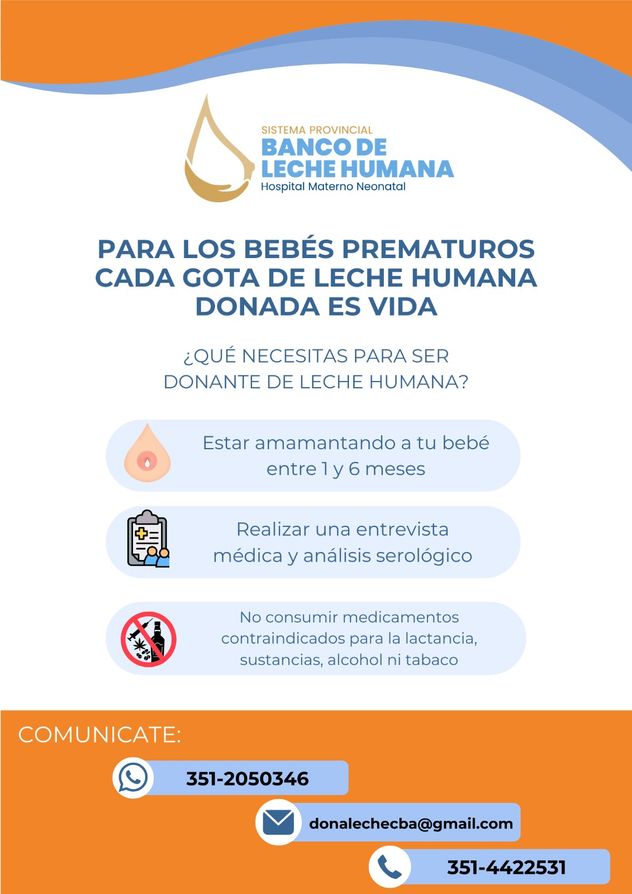 Día de la Donación de Leche Materna: cómo funciona la red voluntaria que salva vidas de bebés en Córdoba