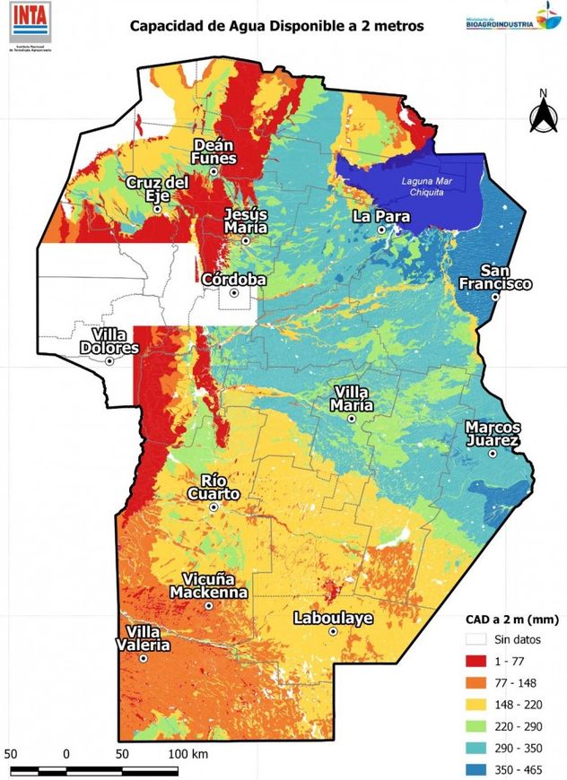 NUEVA HERRAMIENTA. La nueva información permitirá conocer con mayor precisión cuánta agua puede retener cada suelo en la provincia.